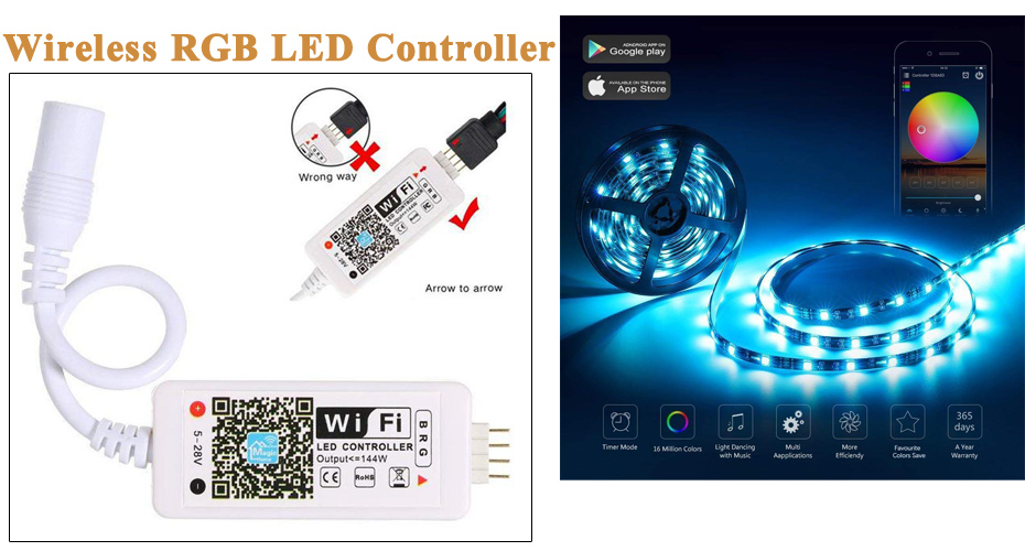 Wireless RGB LED Controller